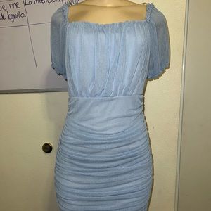 Baby Blue mini dress